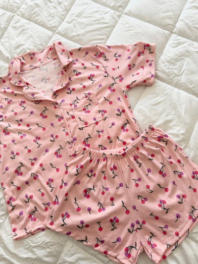 CAMISERO CORTO CHERRY ROSA -MORLEY-