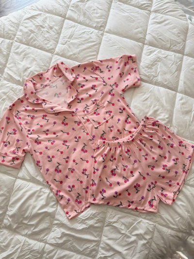 CAMISERO CORTO CHERRY ROSA -MORLEY-