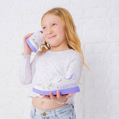 Zapas infantiles LABUBU LILA