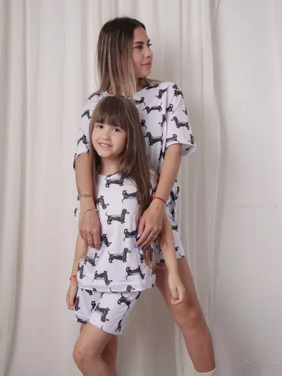 FULL PRINT CORTO PERRO SALCHICHA BLANCO - KIDS -