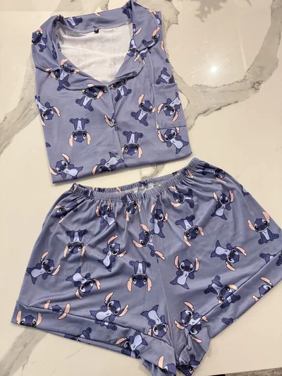 CAMISERO CORTO STITCH -MODAL-