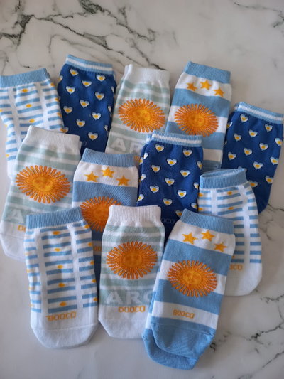 DOCENA SURTIDA SOQUETES ARG