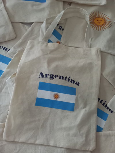 BOLSA DE LIENZO ARG BANDERA