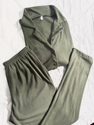 CAMISERO LARGO VERDE -MORLEY-