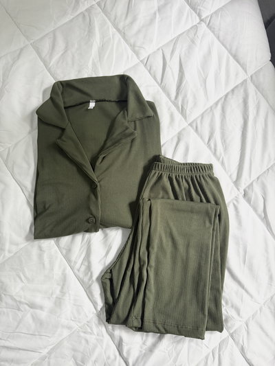 CAMISERO LARGO VERDE -MORLEY-