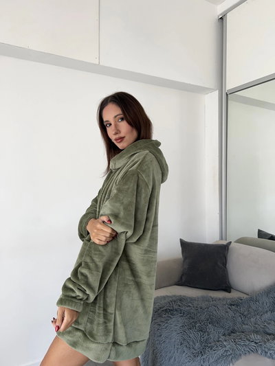 MAXI BUZO POLAR SOFT - VERDE -