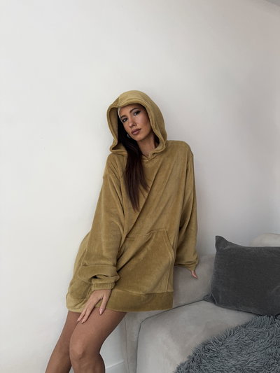 MAXI BUZO POLAR SOFT - VERDE OLIVA -