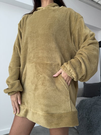 MAXI BUZO POLAR SOFT - VERDE OLIVA -