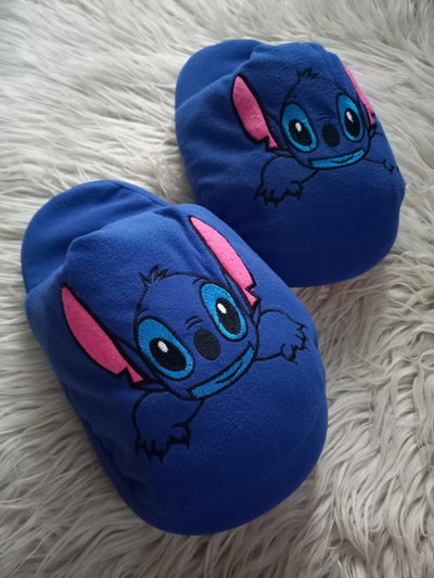 PANTUFLON STITCH - AZUL - 