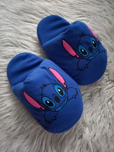 PANTUFLON STITCH - AZUL - 