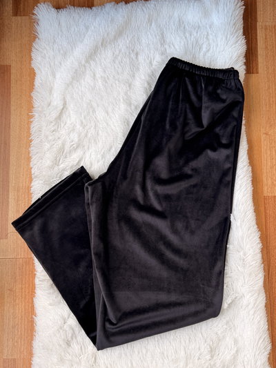 PANTALON PLUSH - NEGRO -