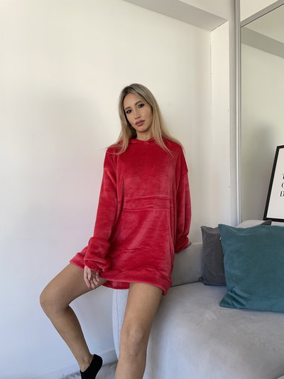 MAXI BUZO POLAR SOFT - ROJO -