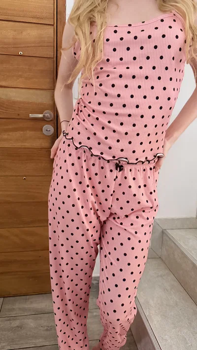 LARGO LUNARES ROSA -MUSCULOSA -