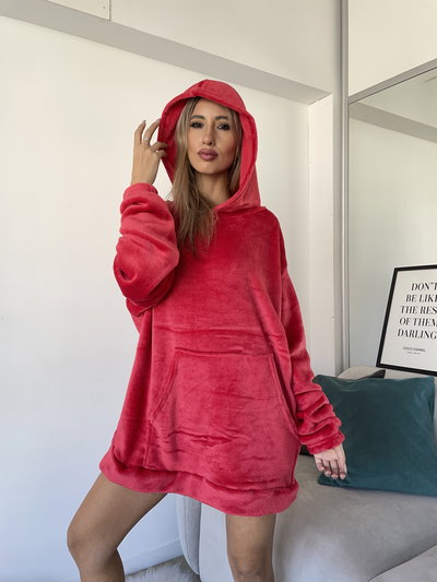 MAXI BUZO POLAR SOFT - ROJO -