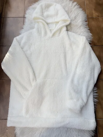 MAXI BUZO CORDERITO - NATURAL-