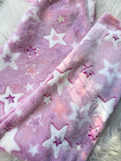 PANTALON POLAR SOFT LUMI ESTRELLAS - ROSA -