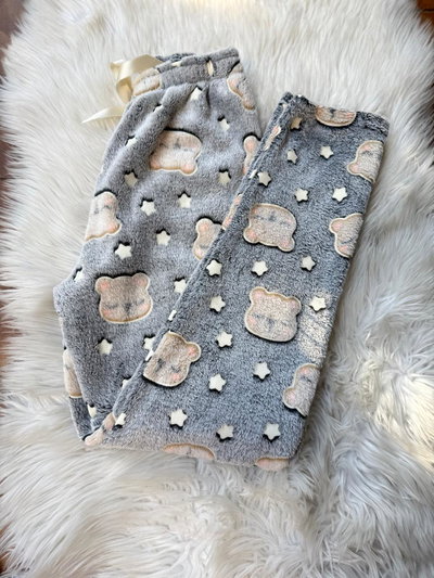 PANTALON POLAR SOFT LUMI OSITO - GRIS -