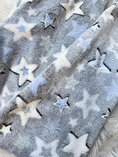 PANTALON POLAR SOFT LUMI ESTRELLAS - GRIS -