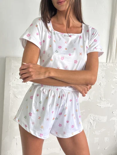 CORTO FLORCITAS - MANGA CORTA -
