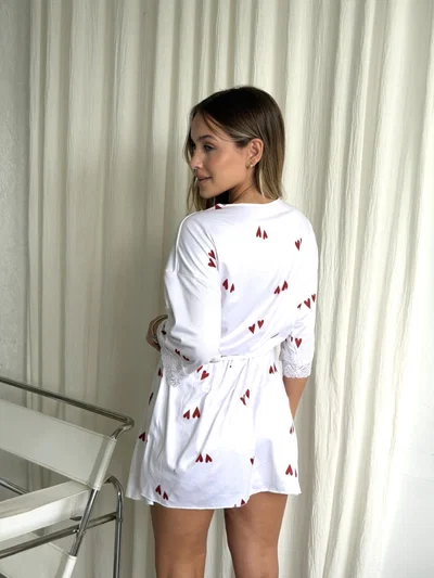 BATA CUTE - CORAZONES ROJOS -