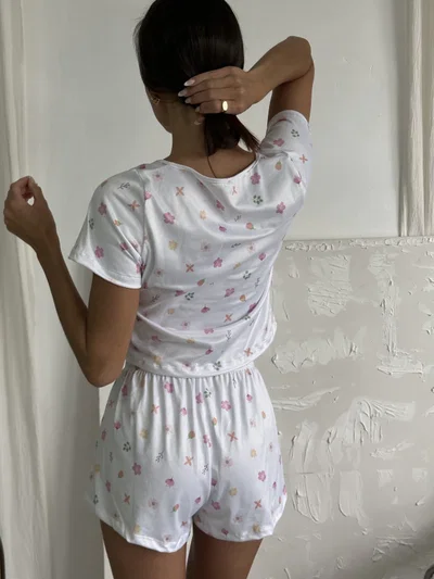 CORTO FLORCITAS - MANGA CORTA -