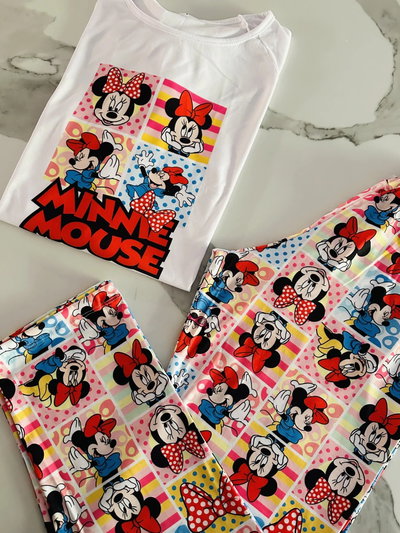 LARGO MINNIE CUADRICULA 