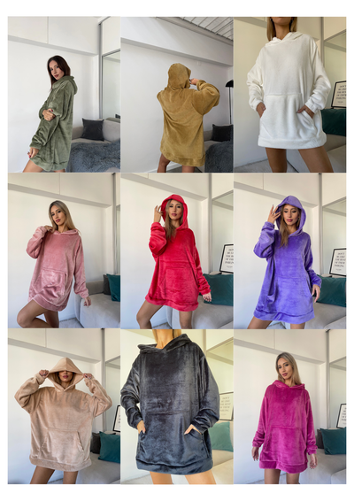 DOCENA SURTIDA MAXI BUZOS POLAR SOFT LISOS