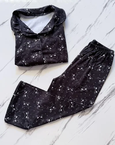 CAMISEROS GATITO NEGRO - KIDS - 