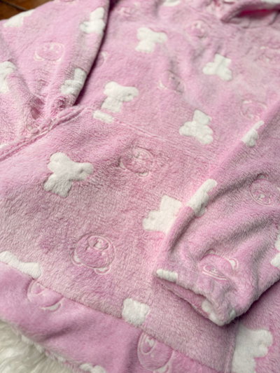 MAXI BUZO POLAR SOFT OSITO - ROSA -