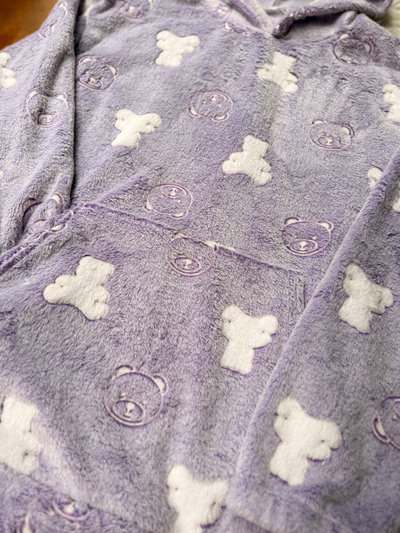 MAXI BUZO POLAR SOFT OSITO - LILA -