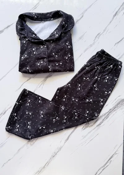 CAMISEROS GATITO NEGRO - KIDS - 