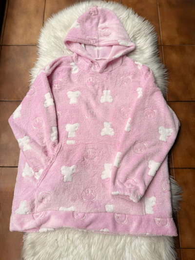 MAXI BUZO POLAR SOFT OSITO - ROSA -