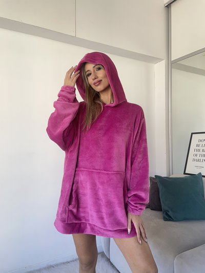 MAXI BUZO POLAR SOFT - MAGENTA -
