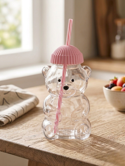 VASO OSITO VIRAL - ROSA - 