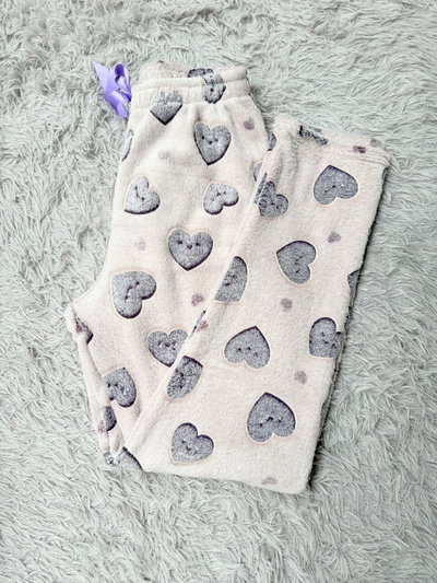PANTALON POLAR SOFT LUMI CORAZONES CARAS 