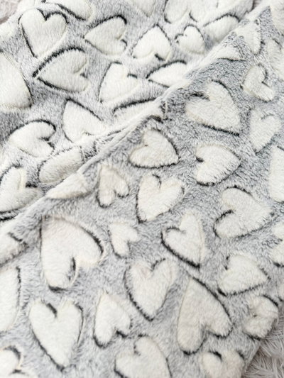 PANTALON POLAR SOFT LUMI CORAZONES - GRIS-