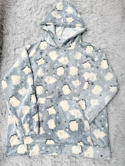 MAXI BUZO POLAR SOFT CAPI - GRIS -