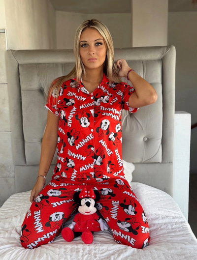 CAMISERO LARGO MINNIE -MODAL SOFT-