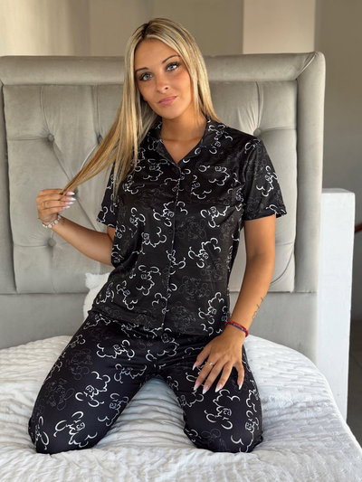 CAMISERO LARGO MICKEY -MODAL SOFT-