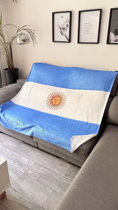 MANTA POLAR SOFT BANDERA ARG