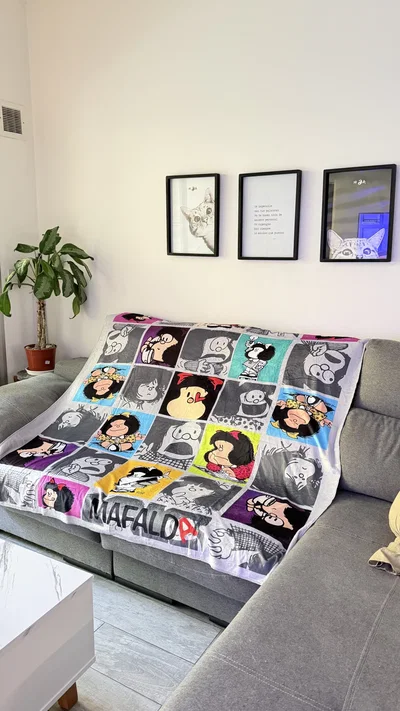 MANTA POLAR SOFT MAFALDA