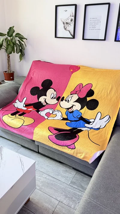MANTA POLAR SOFT MICKEY&MINNIE