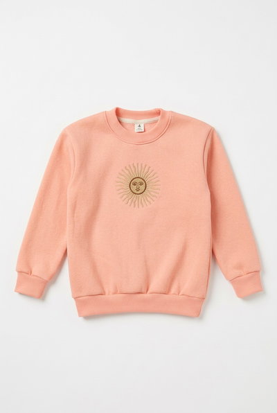 BUZO ARG FRIZADO KIDS ROSA LISO