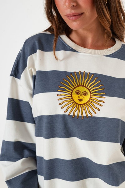 BUZO ARG AZUL
