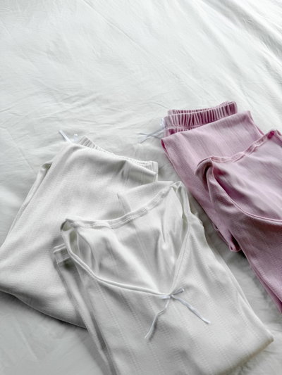 PREVENTA PIJAMA ANNA - BLANCO -