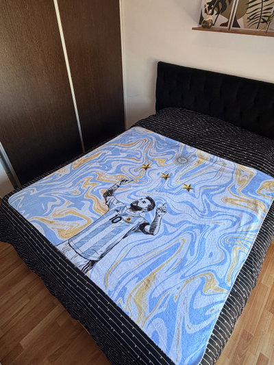 MANTA POLAR SOFT MESSI 3 ESTRELLAS