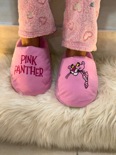 PANTUFLON PANTERA ROSA