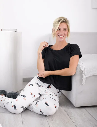 PANTALON MODAL SOFT - PERRO SALCHICHA -