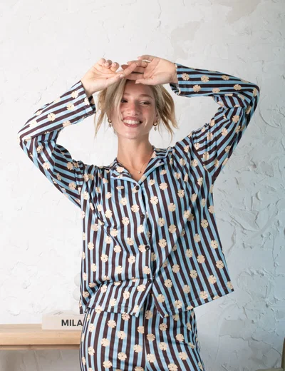 CAMISERO LARGO SHAN - MODAL SOFT- 