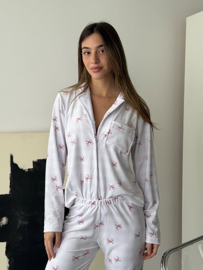PREVENTA CONJUNTO CAMISERO PLUSH - MOÑOS - 